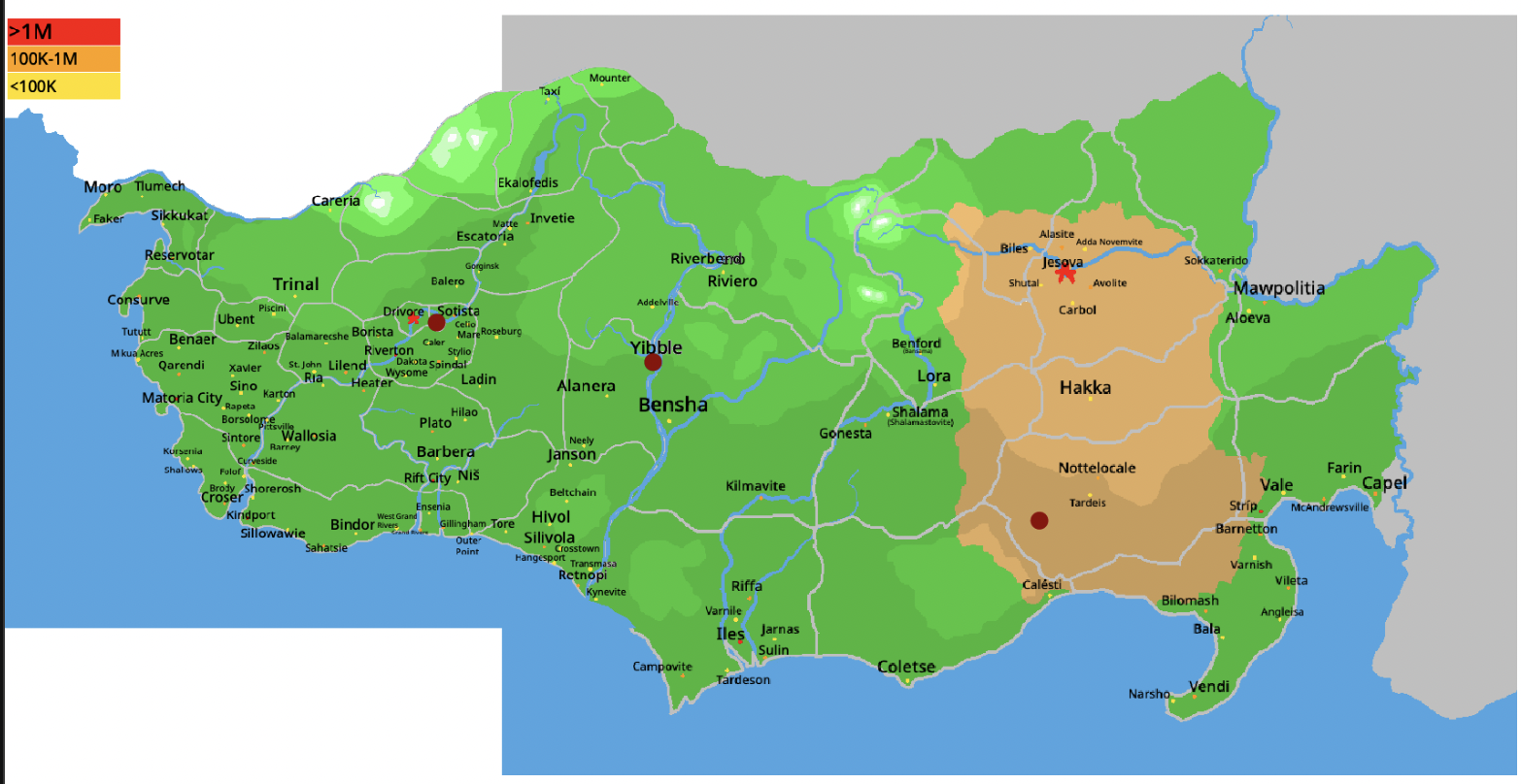 A map of Cynetia and Mastistan